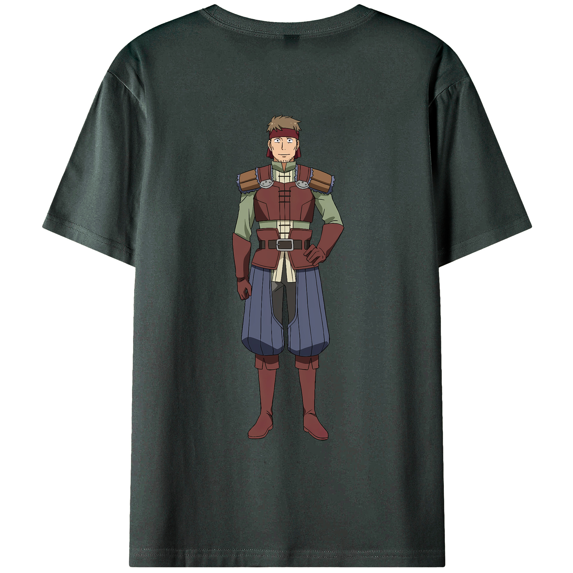（画像用） 転スラ Regarding Reincarnated to Slime 綿100％ メンズ半袖Tシャツ（バックプリント） 通気性